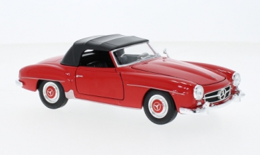 24118HR  Mercedes 190 SL (W121) 1955 red 1:24